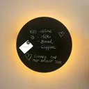 Board wall light with LEDs, writeable, 35 cm