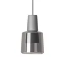 LEDS-C4 Khoi Surfaced hanging lamp, smoky/cement
