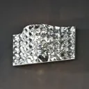 Onda wall light, crystal, 25 cm