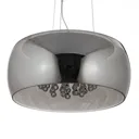 Argos LED pendant lamp with crystal drops, Ø 50 cm
