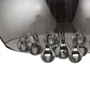 Argos LED pendant lamp with crystal drops, Ø 22 cm