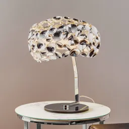 Narisa LED table lamp, chrome
