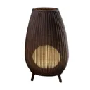 Bover Amphora 01 patio light, rattan brown