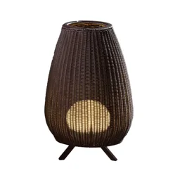 Bover Amphora LED patio light, rattan brown