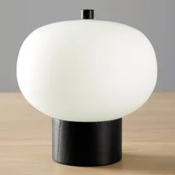 Grok Ilargi LED table lamp dark Ø 32 cm touch dim