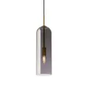 LEDS-C4 Glam hanging light, smoked glass, 31 cm