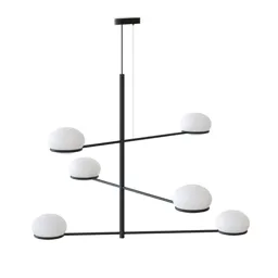 LEDS-C4 Coco Chandelier hanging light, black/white
