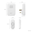 Byron White Wireless Door chime kit DBY-22313UK