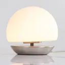 Brushed steel base - LED table lamp Ancilla