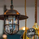 Labenne outdoor hanging light in a lantern look