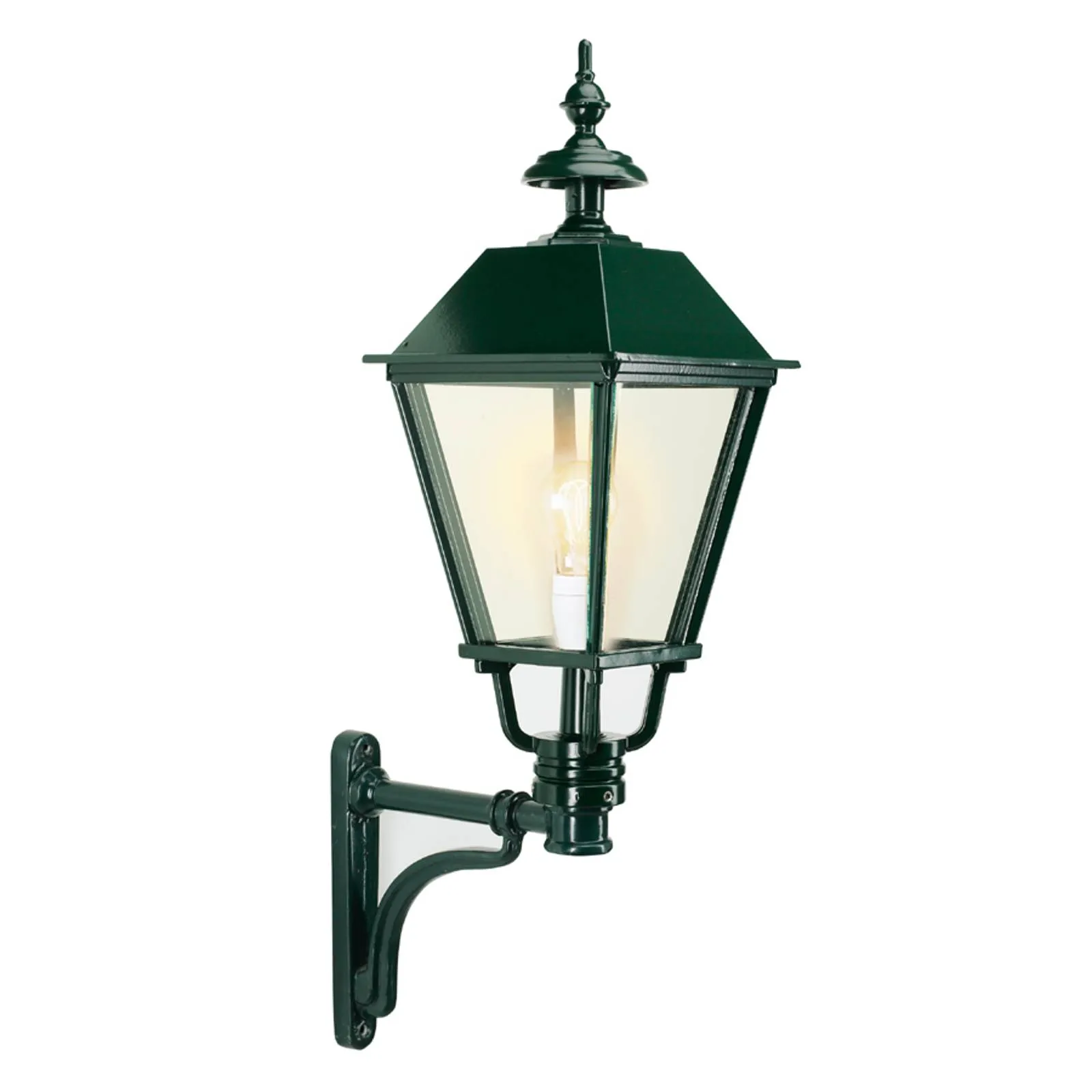 Classic outdoor wall light Eemnes, green