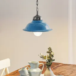 Blue Retro hanging light Porto Fino