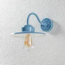 Blue outdoor wall light Dolce