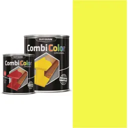 Rust Oleum CombiColor Metal Protection Paint - Light Yellow, 750ml