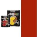 Rust Oleum CombiColor Metal Protection Paint - Traffic Red, 750ml