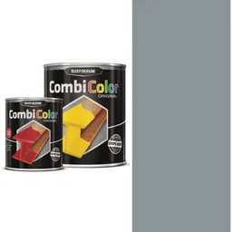 Rust Oleum CombiColor Metal Protection Paint - Steel Grey, 2.5l