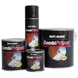 Rust Oleum CombiPrimer Anti Rust Metal Primer Spray Paint - Red, 400ml