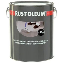 Rust Oleum High Gloss Floor Paint - Clear Ivory, 750ml