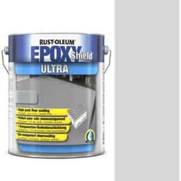 Rust Oleum Epoxy Shield Ultra Floor Coating Paint - Light Grey, 5l