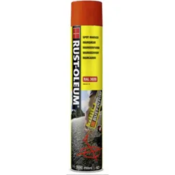 Rust Oleum Ground Marker Spray Paint - Red, 750ml