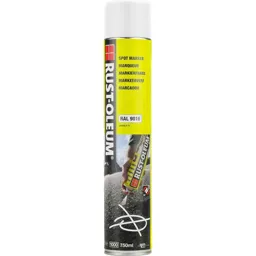 Rust Oleum Ground Marker Spray Paint - White, 750ml