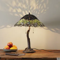 Extraordinary table lamp Jamaica, Tiffany style