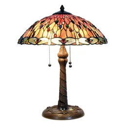 Enchanting table lamp Bella, Tiffany-style