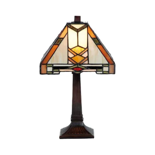 Patterned Tiffany-style table lamp Eliazar