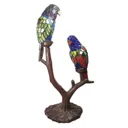 6017 decorative light, 2 parrots, Tiffany design