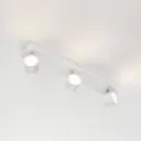 Three-bulb LED spotlight Star, WarmGlow, white