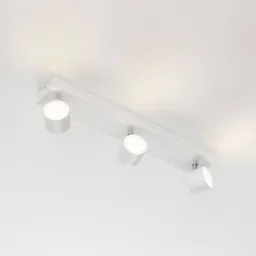 Three-bulb LED spotlight Star, WarmGlow, white