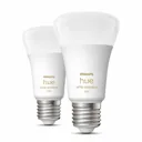 Philips Hue White Ambiance E27 8 W LED bulb 2-pack