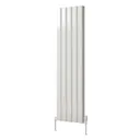 Reina Vicari white double vertical aluminium designer radiator