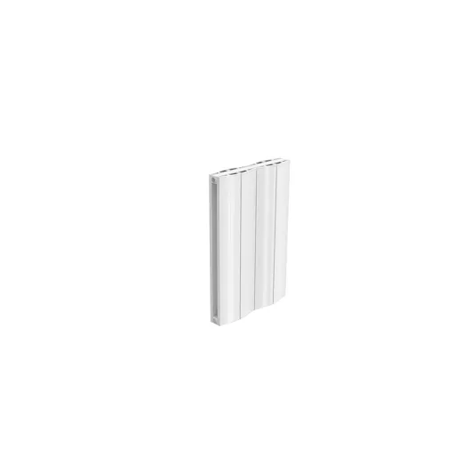 Reina Wave white double horizontal aluminium designer radiator 600 x 1452