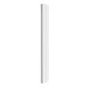 Reina Wave white double vertical aluminium designer radiator 1800 x 412