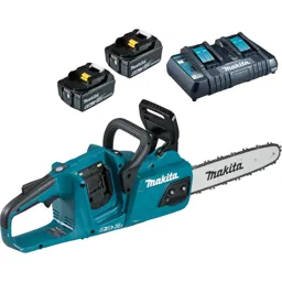 Makita DUC305 Twin 18v LXT Cordless Brushless Chainsaw 300mm - 2  x 6ah Li-ion, Charger
