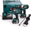 Makita DLX2145TJ 18v Twin Kit with 2 Batteries, Charger & Case