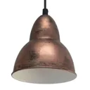 Bojan Vintage-Style Pendant Lamp. Copper