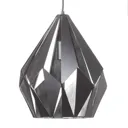 Carlton Black/Silver Pendant Lamp
