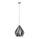Carlton Black/Silver Pendant Lamp