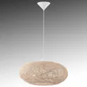 Fabric Campilo hanging light in beige