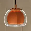 Copper-coloured Rocamar hanging light