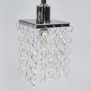 Almonte LED wall light, glass elements, IP44