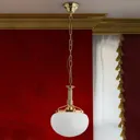Delia Hanging Light Single Bulb Brass