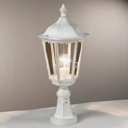 Puchberg pillar light in white and gold