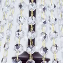 Andara hanging light, glass crystal chains Ø 40 cm