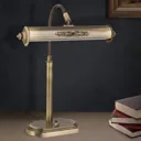 Desk lamp Picture in antique brass