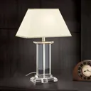 Veronique table lamp, wide base, cream/gold