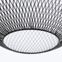 Georgina pendant light with a cage lampshade