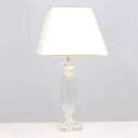 Pokal crystal table lamp, gold/cream